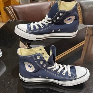 NIB Converse Navy Blue High Top Sneakers